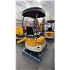 Image 4 : SDLANCH SDLE20 YELLOW DIESEL POWERED RUBBER TRACK MINI EXCAVATOR WITH ATTACHED