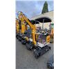 Image 1 : AGT INDUSTRIAL XZ20R YELLOW GAS POWERED 23 HP RUBBER TRACK MINI EXCAVATOR WITH ATTACHED