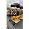 Image 2 : AGT INDUSTRIAL XZ20R YELLOW GAS POWERED 23 HP RUBBER TRACK MINI EXCAVATOR WITH ATTACHED