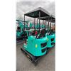 Image 2 : AGT INDUSTRIAL H15R TEAL GAS POWERED 13.5HP RUBBER TRACK MINI EXCAVATOR WITH ATTACHED