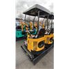 Image 2 : AGT INDUSTRIAL H12R YELLOW 13.5 HP GAS POWERED RUBBER TRACK MINI EXCAVATOR WITH ATTACHED