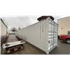 Image 3 : GREY 40' 52,910 LB MAX CAPACITY INDUSTRIAL TRANSPORT CONTAINER