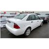 Image 3 : 2007 FORD FOCUS SE, 4DRSD, WHITE, VIN 1FAFP34N97W232462,