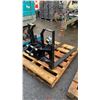 Image 1 : BLACK MINI EXCAVATOR FORK ATTACHMENT WITH FORKS