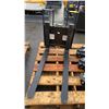 Image 2 : BLACK MINI EXCAVATOR FORK ATTACHMENT WITH FORKS