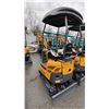 Image 2 : AGT INDUSTRIAL QK18R YELLOW GAS POWERED 13.5HP RUBBER TRACK MINI EXCAVATOR WITH ATTACHED