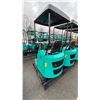 Image 2 : AGT INDUSTRIAL H15R TEAL GAS POWERED 13.5HP RUBBER TRACK MINI EXCAVATOR WITH ATTACHED
