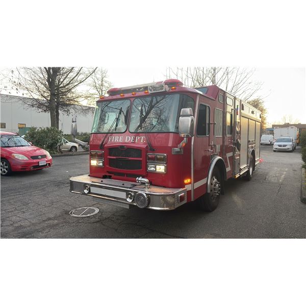 2006 E-ONE TYPHOON SUPERIOR FIRETRUCK, RED, VIN 4EN6AAA8361001311,