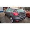 Image 2 : 2017 FORD FOCUS, 4DR HATCHBACK, GREY, VIN 1FADP3R47HL329735,