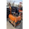 Image 1 : MIKASA ORANGE DOUBLE WHEEL INDUSTRIAL VIBRATORY ROLLER