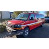 Image 1 : 2012 GMC SAVANA, 12 PASS 3DR VAN, RED, VIN 1GJZ7ZFG8C1172103,