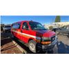Image 4 : 2012 GMC SAVANA, 12 PASS 3DR VAN, RED, VIN 1GJZ7ZFG8C1172103,