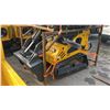 Image 1 : SDLANCH SDLL60 YELLOW GAS POWERED MINI STAND ON SKID STEER WITH 7" RUBBER TRACKS & TOOLBOX