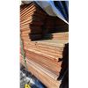 Image 2 : PALLET OF TONGUE & GROOVE WOOD CLADDING APPROX 3.5"W X 1/2" THICK *ASSORTED LENGTHS*