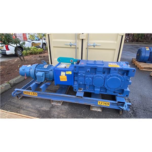 PARAMAX 9000 PHD9060R4-RL-140 DRIVE ASSEMBLY WITH 20HP BALDOR ELECTRIC MOTOR