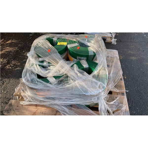 PALLET OF 2- 12" & 2- 9" ROLLS OF INDUSTRIAL ARGONICS SKIRTING