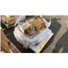 Image 2 : PALLET OF BALAST KITS, SCRAPER SPRINGS, LOAD CELLS, 1 1/2" FORGED FLANGE, TROLLEY BUMPERS & MORE