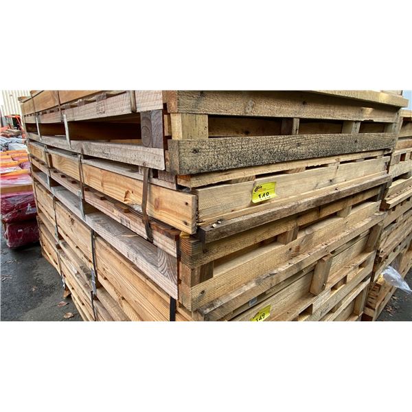 LIFT OF 49" X 96" ALUMINUM COMPOSITE MATERIAL PANELS APPROX 36-50 PCS
