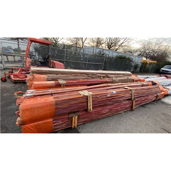 LIFT OF WOOD GRAIN COMPOSITE CLADDING CORNER TRIM APPROX 18'L