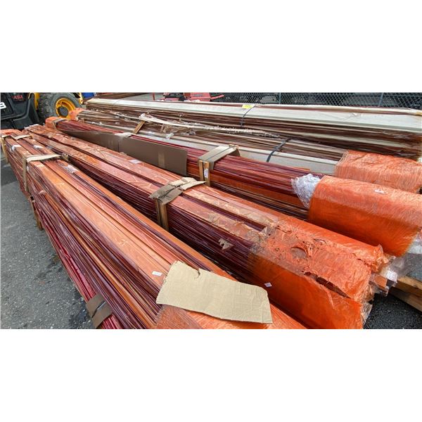 LIFT OF WOOD GRAIN COMPOSITE CLADDING TRIM APPROX 18'L