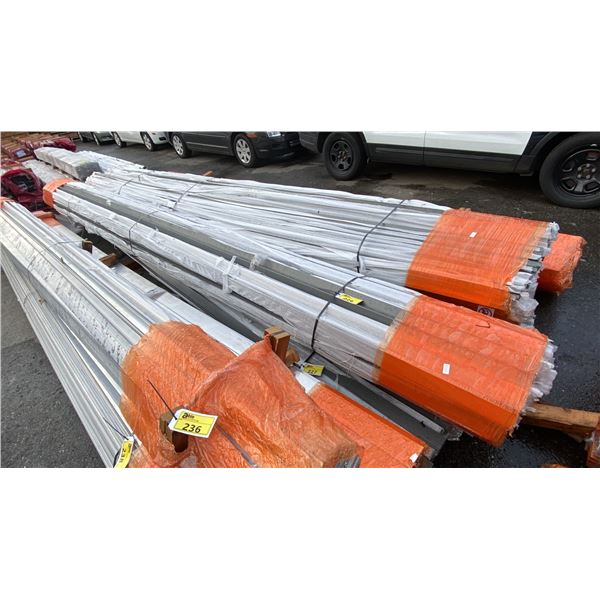 LIFT OF GREY COMPOSITE CLADDING CORNER TRIM APPROX 18'L