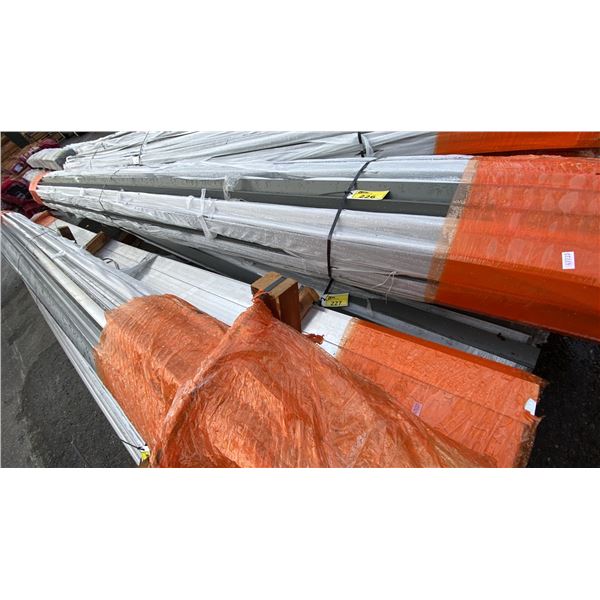 LIFT OF GREY COMPOSITE CLADDING TRIM APPROX 18'L
