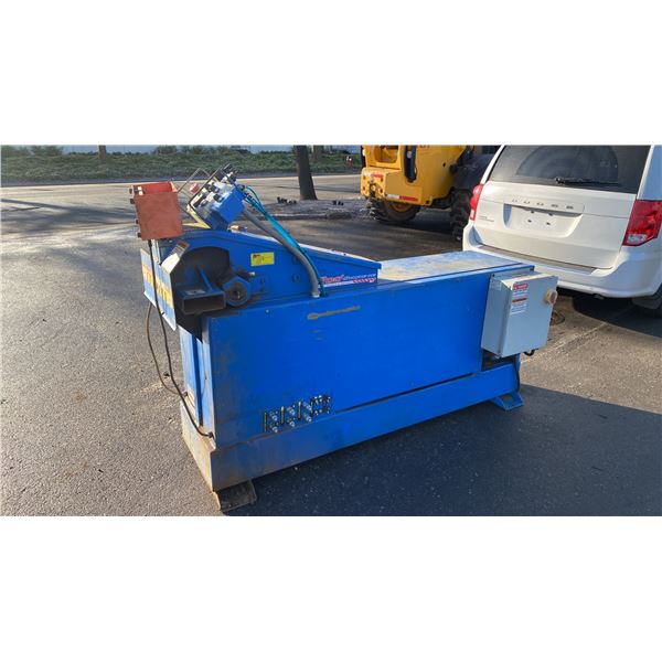 ROD CHOMPER CE11H8-PSLD 3 PHASE, 10 HP BLUE INDUSTRIAL REBAR CUTTER & BENDER WITH