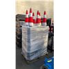 Image 1 : PALLET OF RED REFLECTIVE TRAFFIC CONES