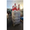 Image 2 : PALLET OF RED REFLECTIVE TRAFFIC CONES