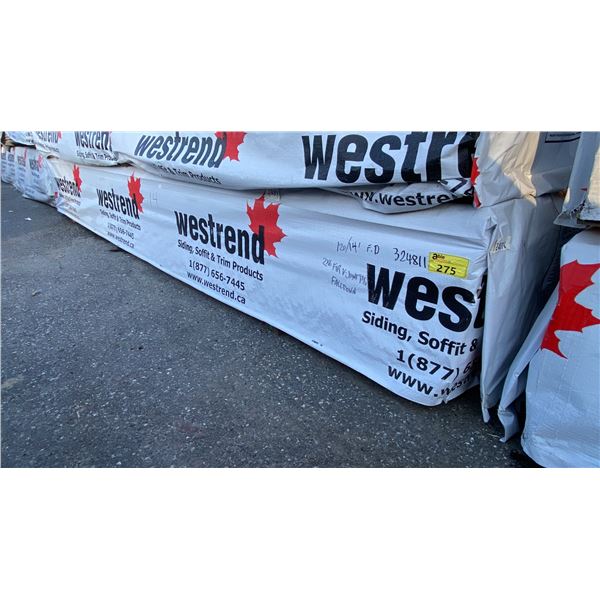 PALLET OF WESTREND TONGUE & GROOVE 2X6 WOODEN PLANKS (146"W 42"D 23"H) *UNKNOWN AMOUNT*