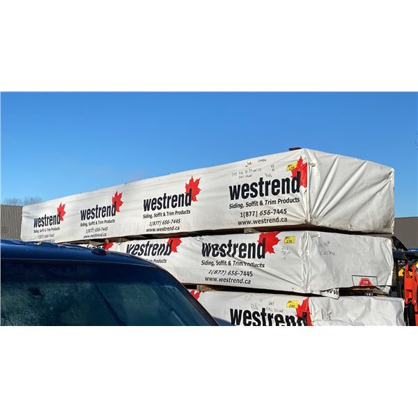 PALLET OF WESTREND TONGUE & GROOVE 2X6 WOODEN PLANKS (193"W 42"D 24"H) *APPROX. 90 PCS*