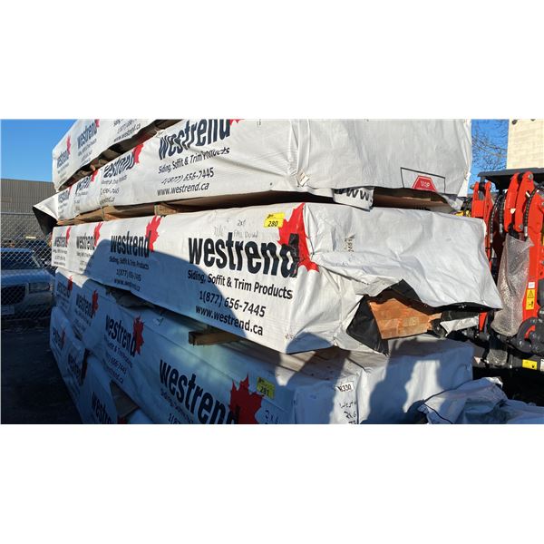 PALLET OF WESTREND TONGUE & GROOVE 2X6 WOODEN PLANKS (193"W 42"D 23"H) *UNKNOWN AMOUNT*