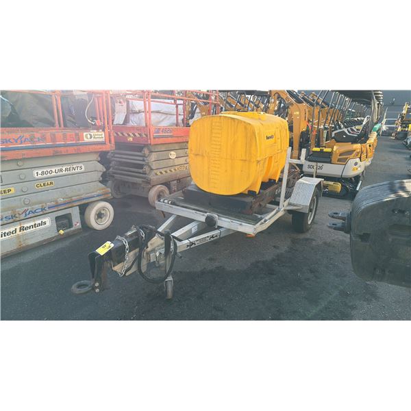 2014 EXPRESS FLAT DECK TRAILER, GREY, VIN 2E908F354E1053492,