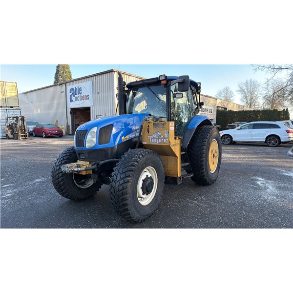 2008 NEW HOLLAND T6030 TRACTOR, BLUE, VIN Z7BD05376,