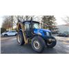 Image 4 : 2008 NEW HOLLAND T6030 TRACTOR, BLUE, VIN Z7BD05376,