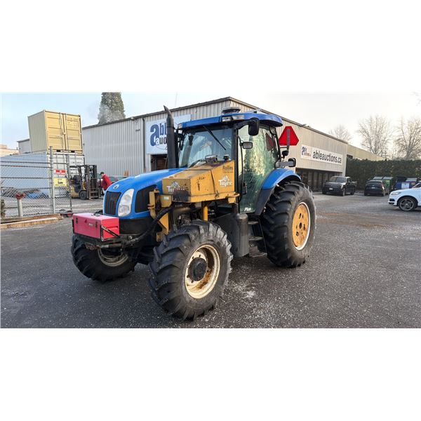 2007 NEW HOLLAND TS115A TRACTOR, BLUE, VIN ACP247786,