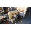 Image 1 : 65 GALLON SKIDTANX INDUSTRIAL SPRAY UNIT WITH HONDA GAS MOTOR & HOSE REEL IN STEEL SURROUND