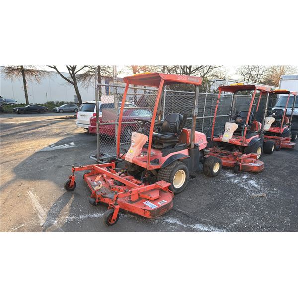 2012 KUBOTA F3680 MOWER, ORANGE, VIN 16211,