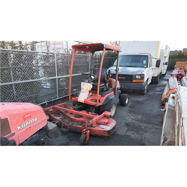 2012 KUBOTA F3680, MOWER, ORANGE, VIN 16780,