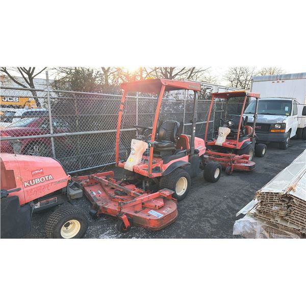 2012 KUBOTA F3680 MOWER, ORANGE, VIN 17266,