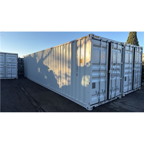 GREY 40' 52,910 LB MAX CAPACITY INDUSTRIAL TRANSPORT CONTAINER