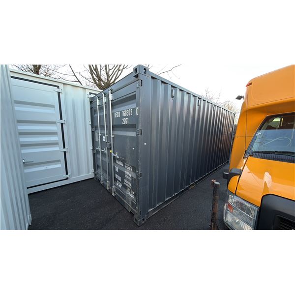 DARK GREY 20' 67,200 LB MAX CAPACITY INDUSTRIAL TRANSPORT CONTAINER