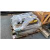 Image 1 : 2 LARGE INDUSTRIAL PUMPS WITH MOUNTING BRACKETS ON WOODEN PALLET