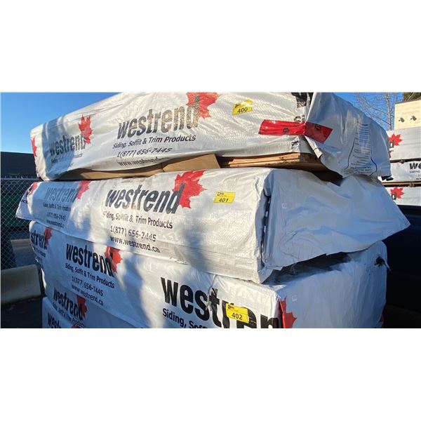 PALLET OF WESTREND TONGUE & GROOVE 2X6 WOODEN PLANKS (120"W 42"D 24"H) *UNKNOWN AMOUNT*