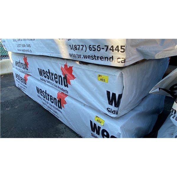 PALLET OF WESTREND TONGUE & GROOVE 1X6 WOODEN PLANKS (120"W 42"D 18"H) *UNKNOWN AMOUNT*
