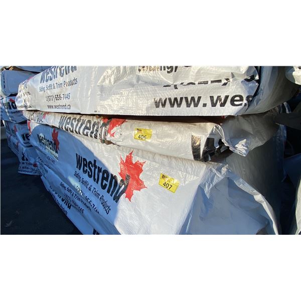 PALLET OF WESTREND TONGUE & GROOVE 1X6 WOODEN PLANKS (120"W 42"D 6"H) *UNKNOWN AMOUNT*