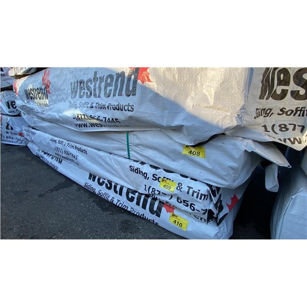 PALLET OF WESTREND TONGUE & GROOVE 2X6 WOODEN PLANKS (120"W 42"D 10"H) *UNKNOWN AMOUNT*