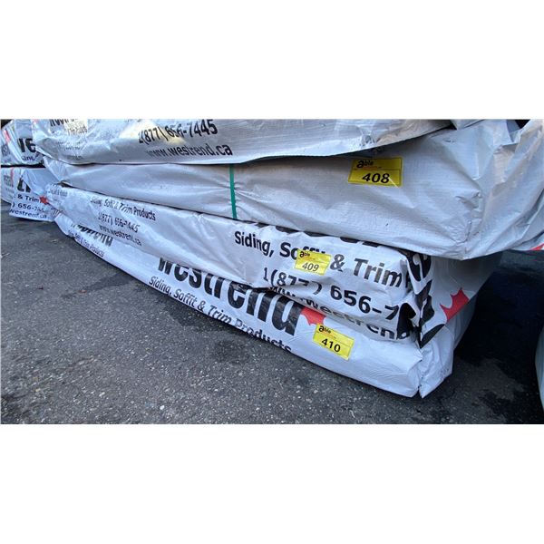 PALLET OF WESTREND TONGUE & GROOVE 2X6 WOODEN PLANKS (120"W 42"D 9"H) *UNKNOWN AMOUNT*