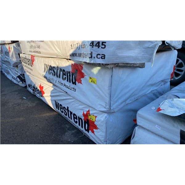 PALLET OF WESTREND TONGUE & GROOVE 2X6 WOODEN PLANKS (96"W 42"D 16"H) *UNKNOWN AMOUNT*
