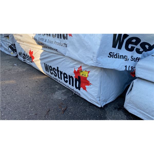 PALLET OF WESTREND TONGUE & GROOVE 1X6 WOODEN PLANKS (96"W 42"D 16"H) *UNKNOWN AMOUNT*